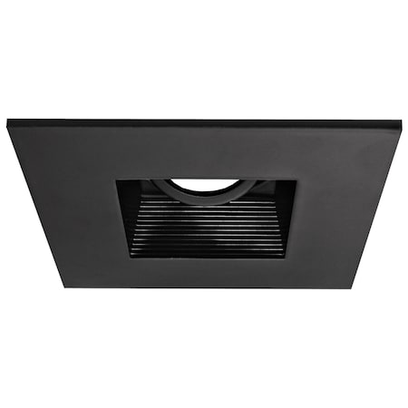 ELCO LIGHTING 4 Die-Cast Aluminum Square Adjustable Baffle Trim" EL2484B